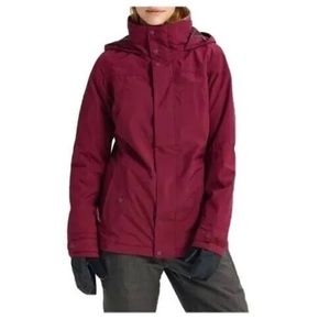 Burton Womens Jet Set Jacket - Wine color